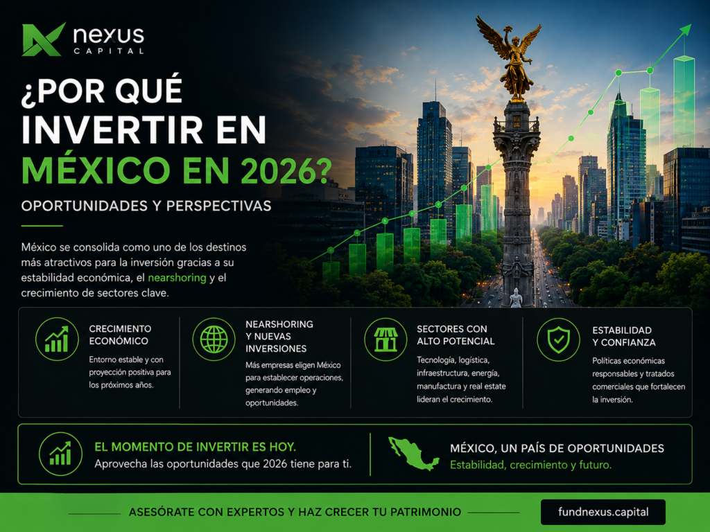 ¿Dónde invertir tu dinero en México en 2026? Las mejores opciones para hacer crecer tu patrimonio